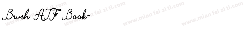 Brush ATF Book字体转换